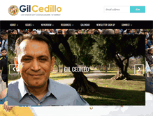 Tablet Screenshot of gilcedillo.com